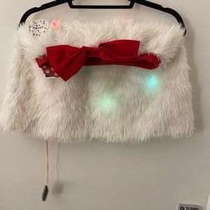 Fur light up Christmas Skirt